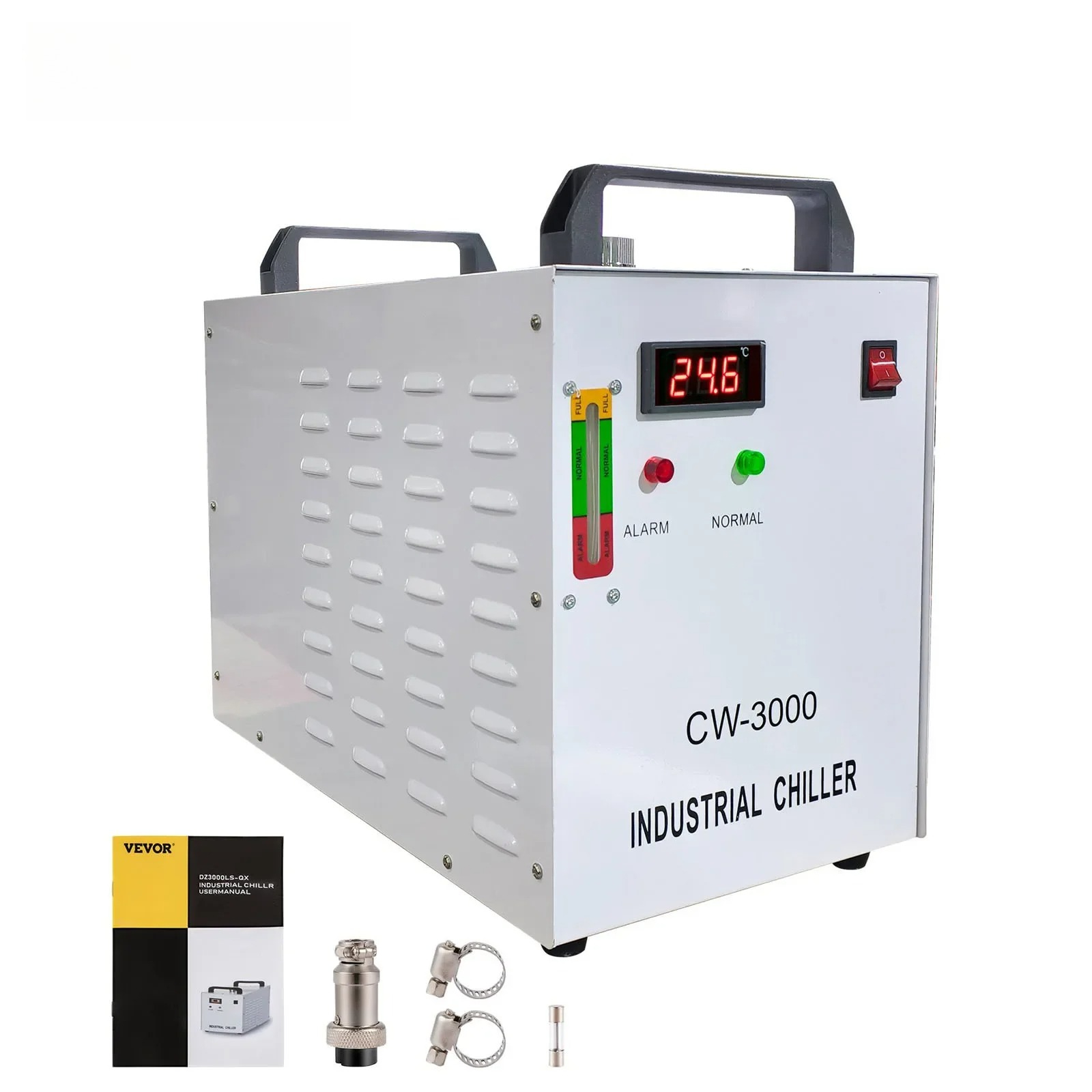 Industrial Laser Engraver - SIHAO CW-3000 Industrielle CNC-Lasergravurmaschine Wasserkühler Laserrohr